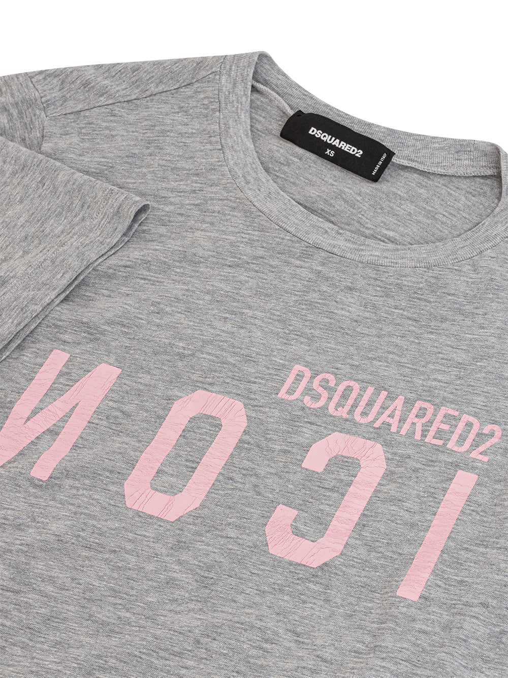Grey MÃ©lange T-Shirt with Dsquared2 Icon logo.