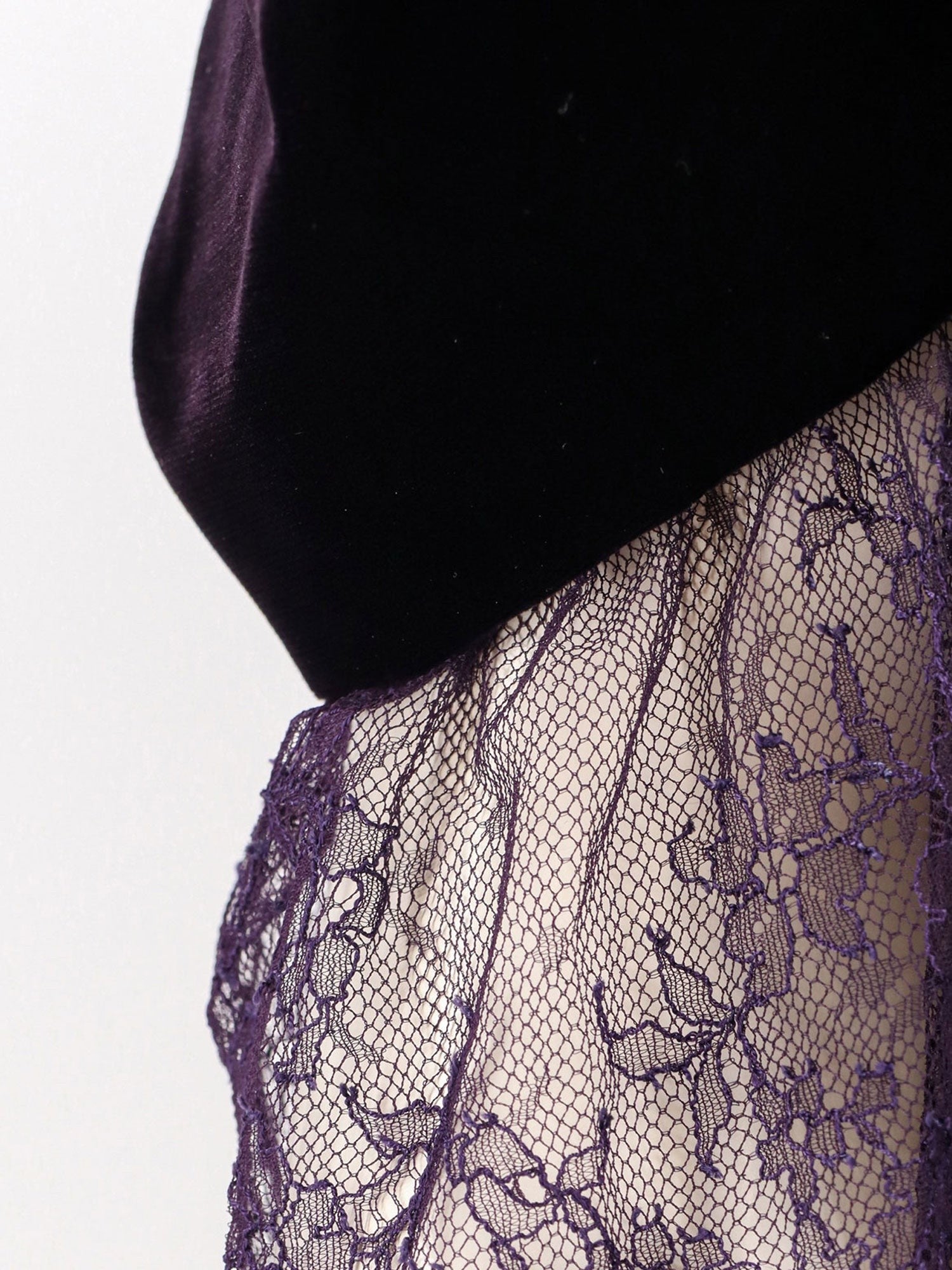 Alexander Mcqueen Velvet dress with silk lining