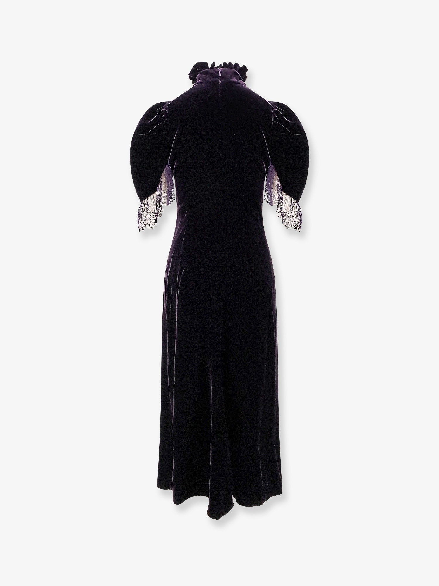 Alexander Mcqueen Velvet dress with silk lining