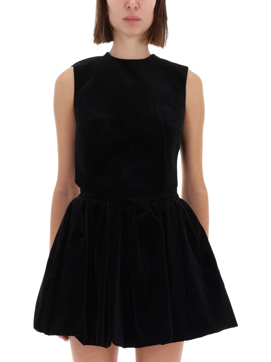 PATOU VELVET "FOULARD" TOP