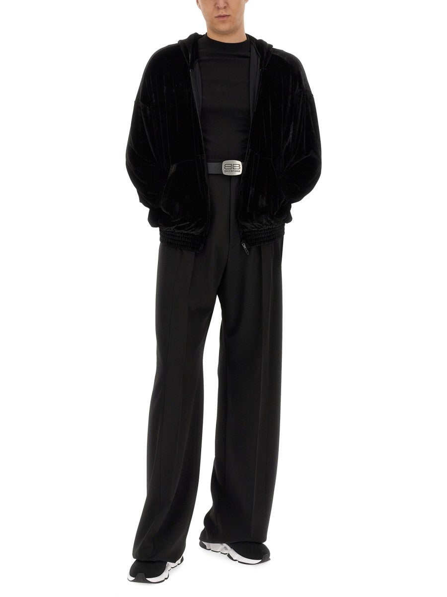 Balenciaga VELVET SWEATSHIRT