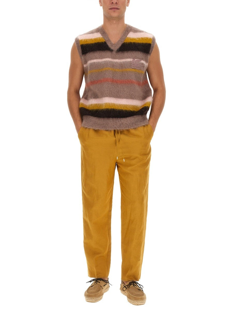 Etro VEST WITH STRIPE PATTERN
