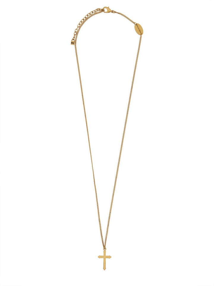 Dsquared VINTAGE CROSS NECKLACE