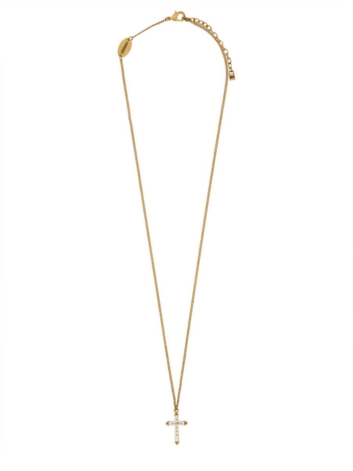 Dsquared VINTAGE CROSS NECKLACE