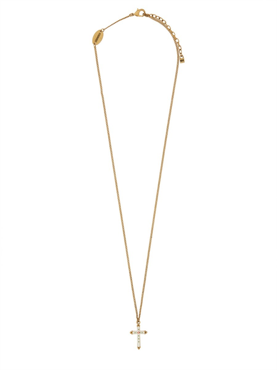 Dsquared VINTAGE CROSS NECKLACE