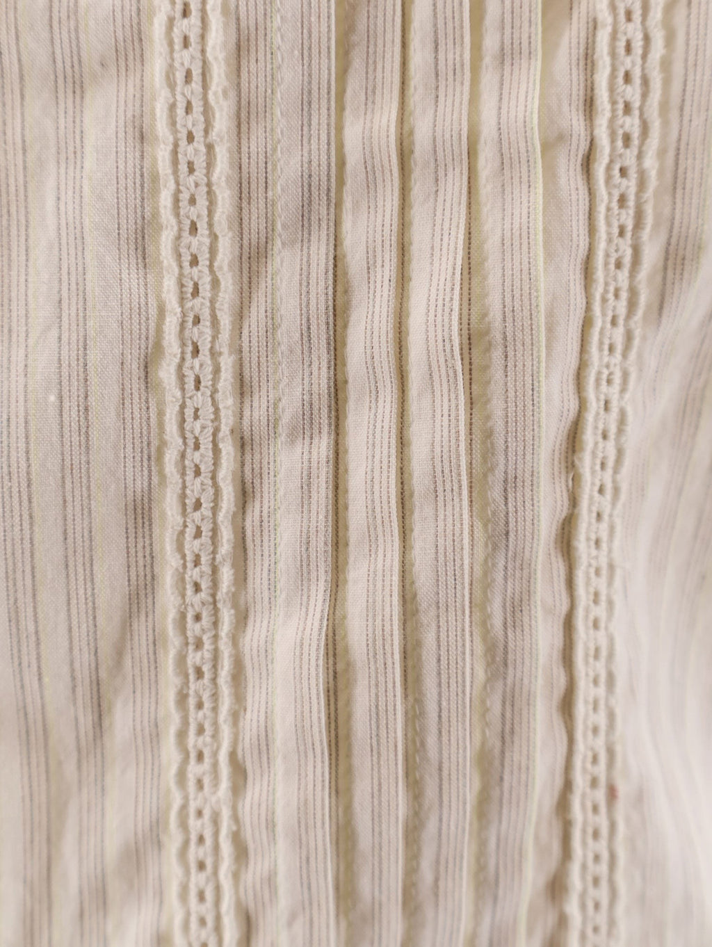 DUNST Vintage striped cotton shirt