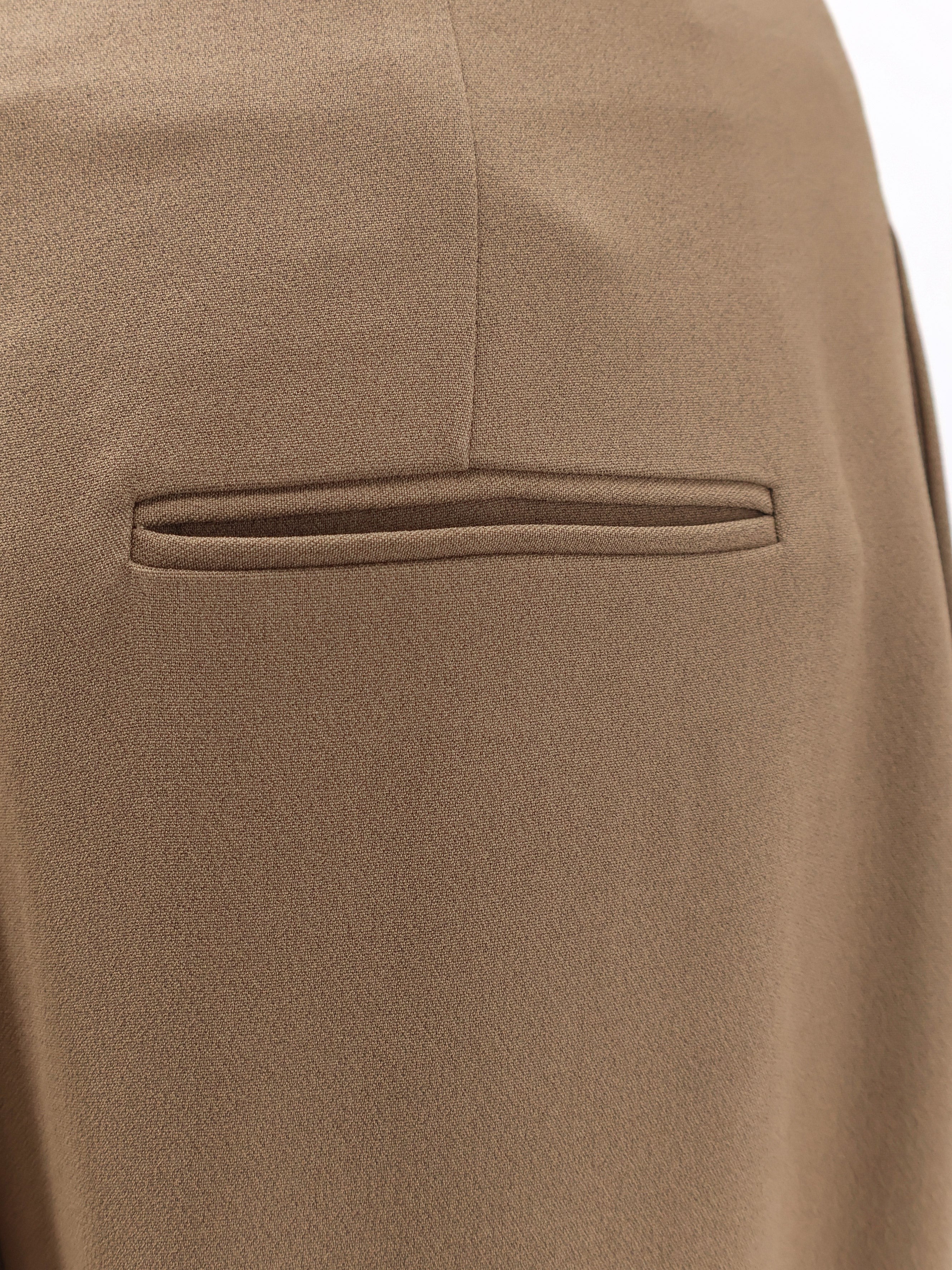 alberta ferretti Virgin wool and silk trousers