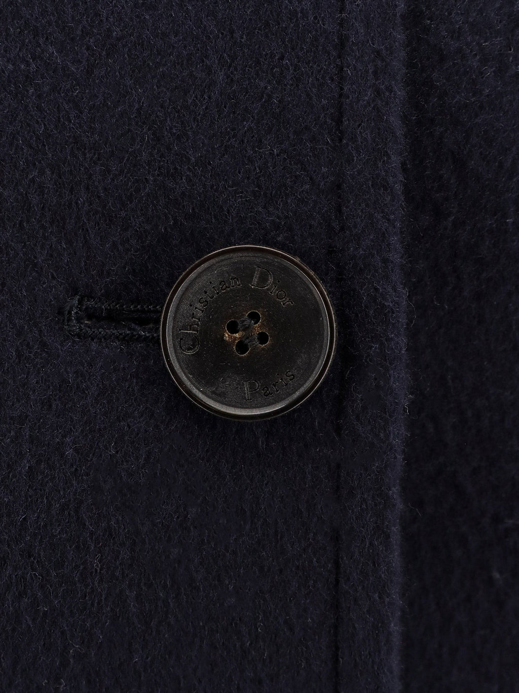 Dior Virgin wool hooded peacoat