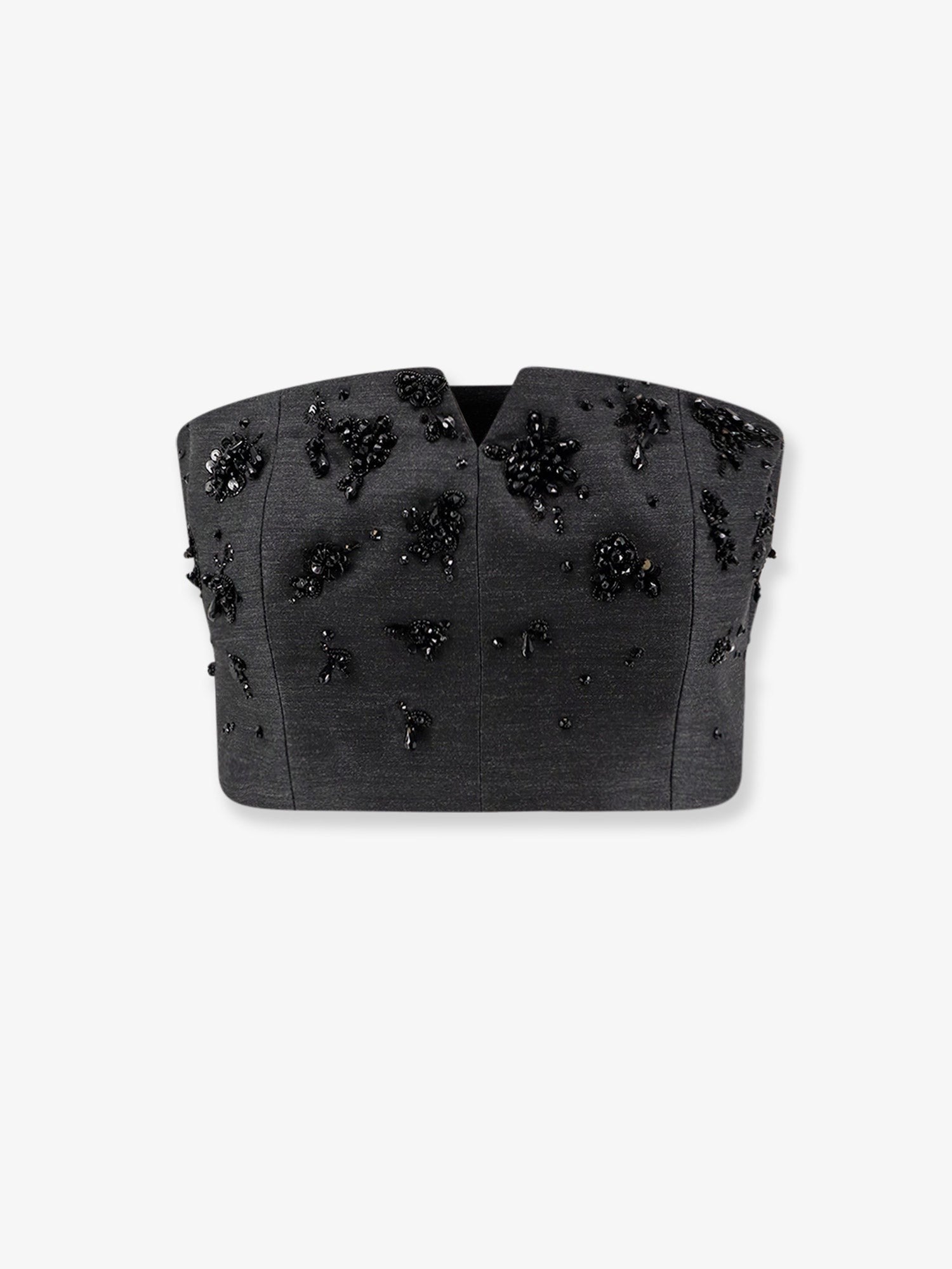 alberta ferretti Virgin wool top with sequins