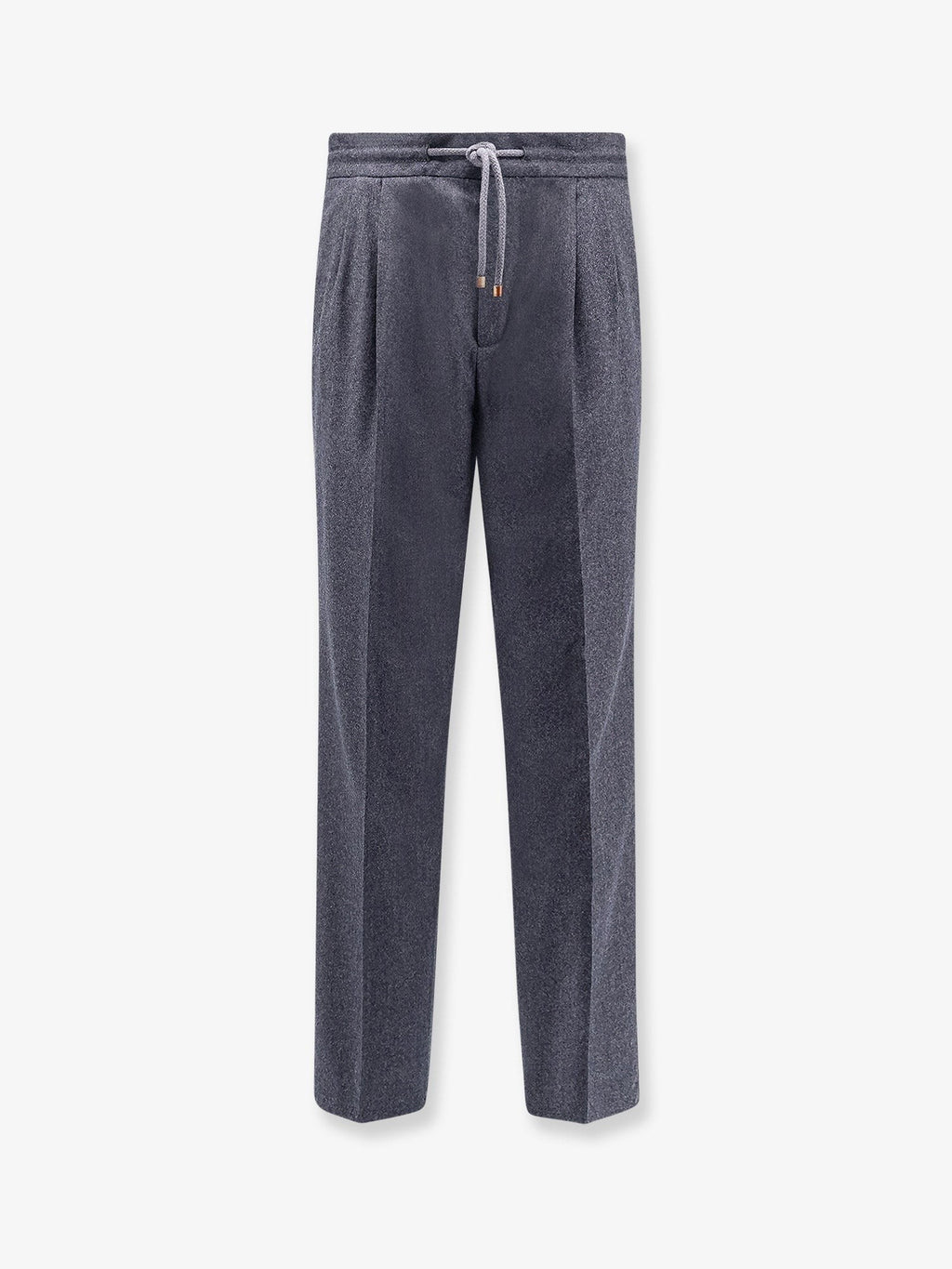 Brunello Cucinelli Virgin wool trousers with drawstring