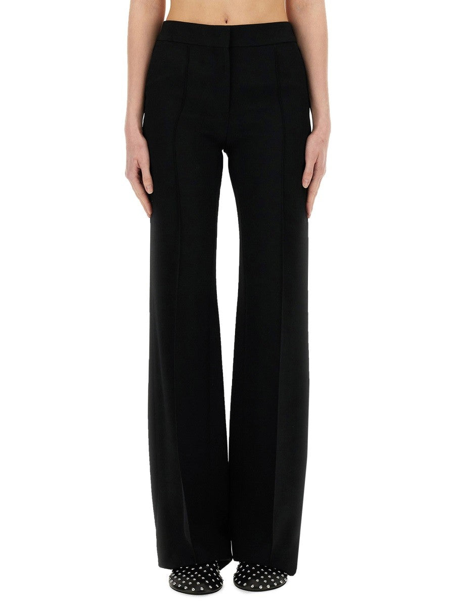JIL SANDER VISCOSE BLEND PANTS