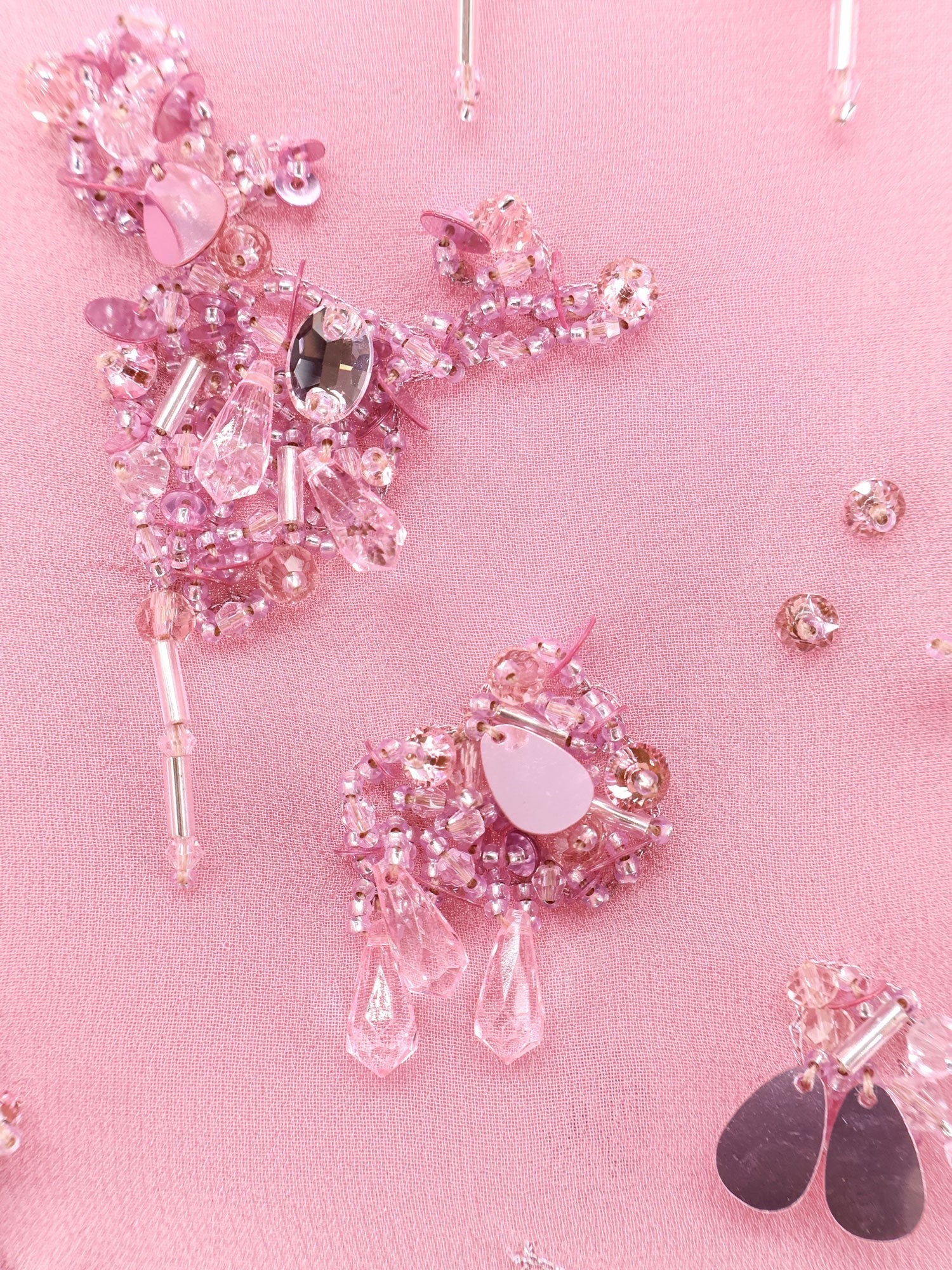 alberta ferretti Viscose long dress with silk top with sequins