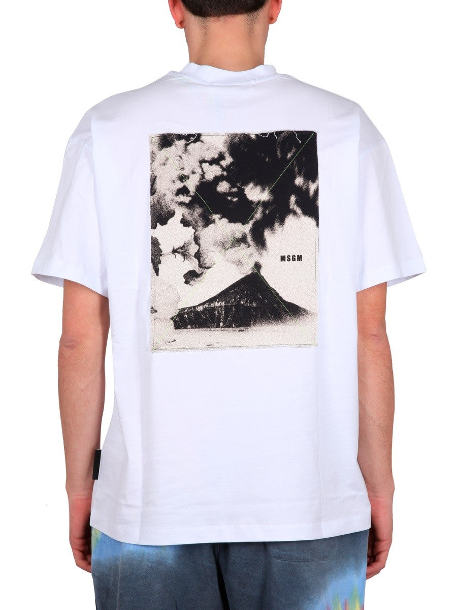 msgm VOLCANO T-SHIRT