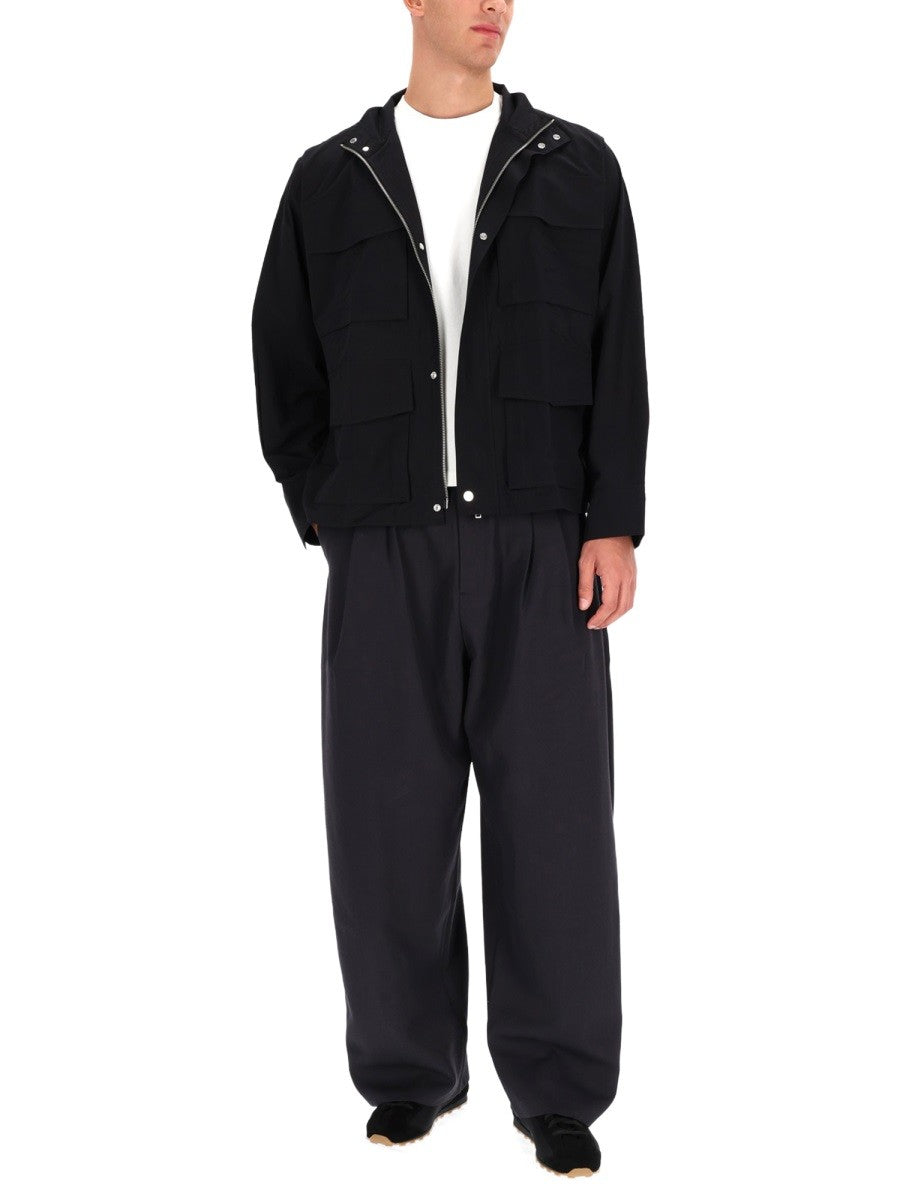 STUDIO NICHOLSON "VOLUME" PANTS WITH DOUBLE PLEAT