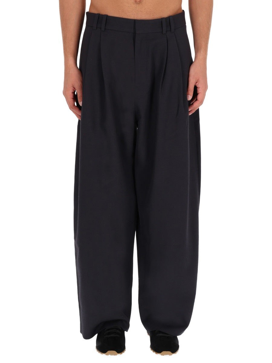 STUDIO NICHOLSON "VOLUME" PANTS WITH DOUBLE PLEAT