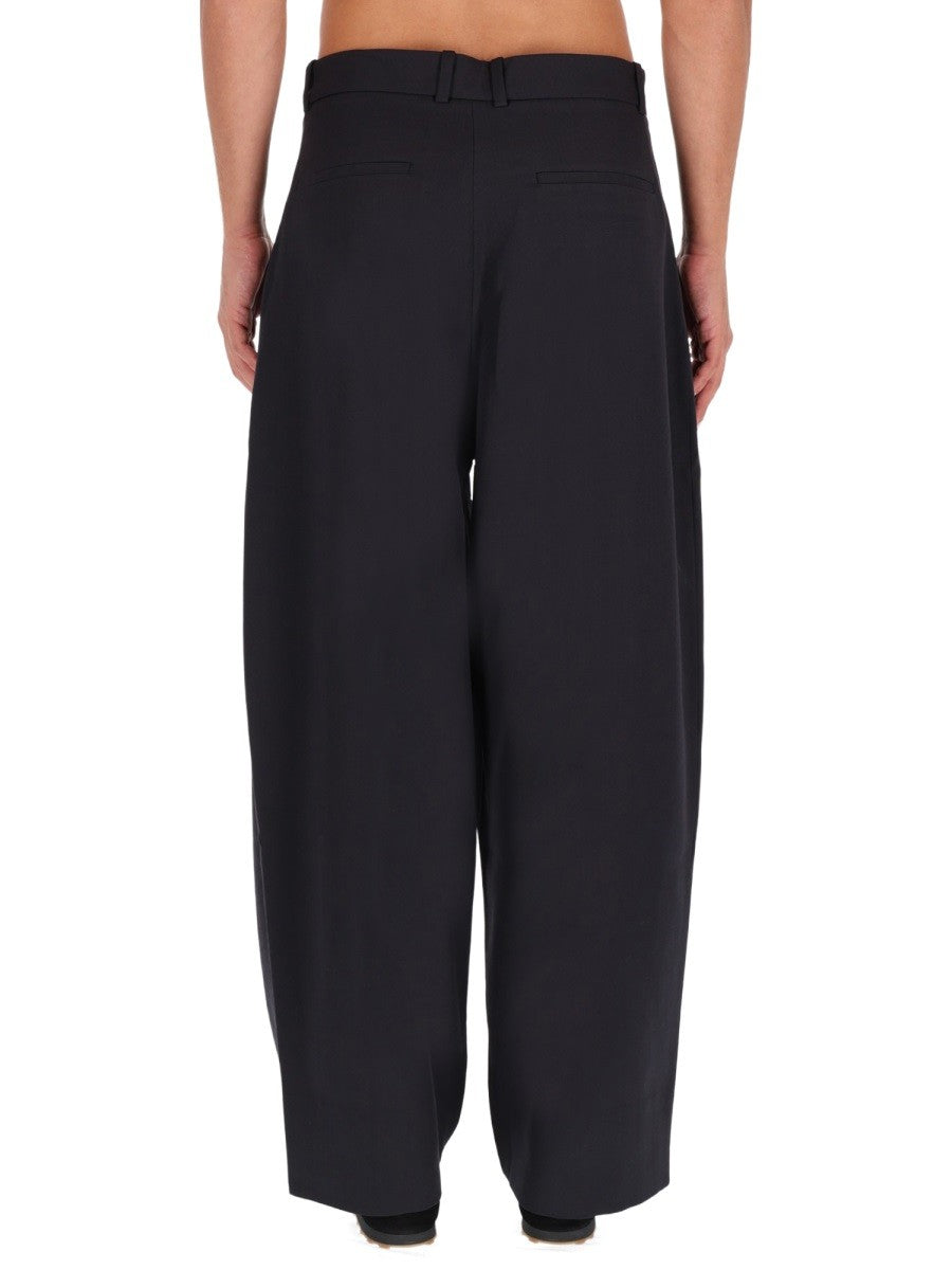 STUDIO NICHOLSON "VOLUME" PANTS WITH DOUBLE PLEAT