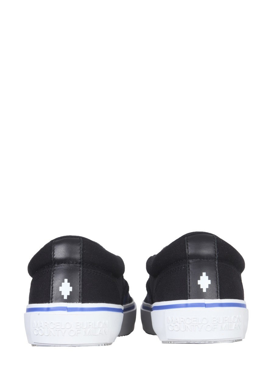 MARCELO BURLON COUNTY OF MILAN VULCANIZED SLIP-ONS