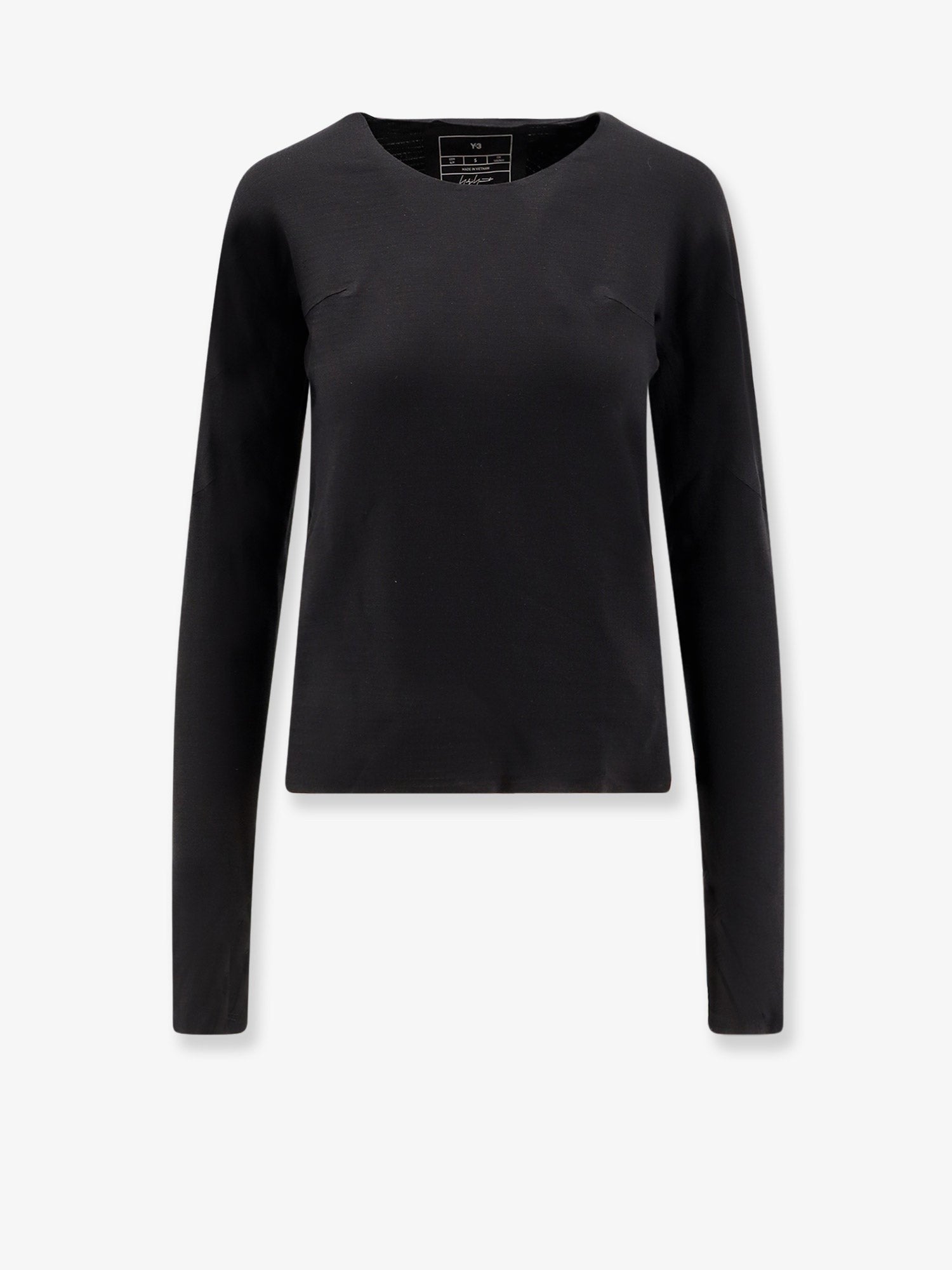 ADIDAS Y-3 W Run Ls techical fabric t-shirt