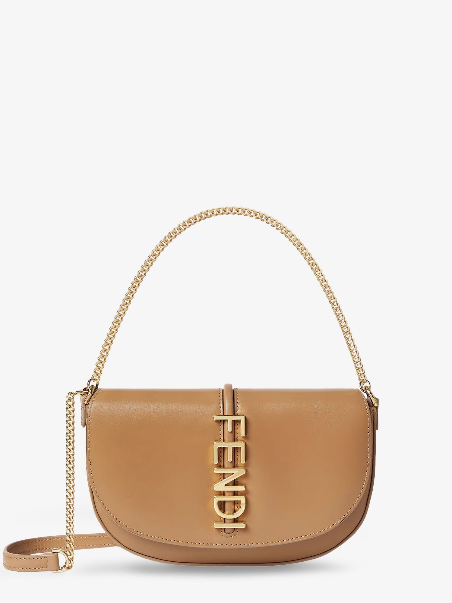 Fendi Wallet on Chain Fendigraphy leather shoulder bag