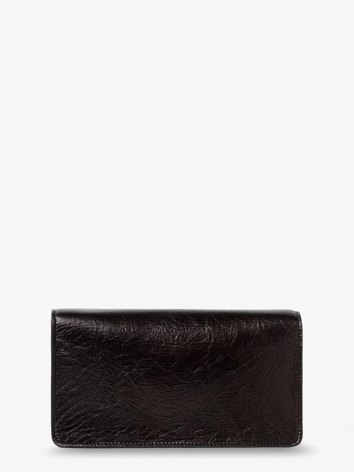 Fendi Wallet on Chain Tube Leather Crossbody Bag Black
