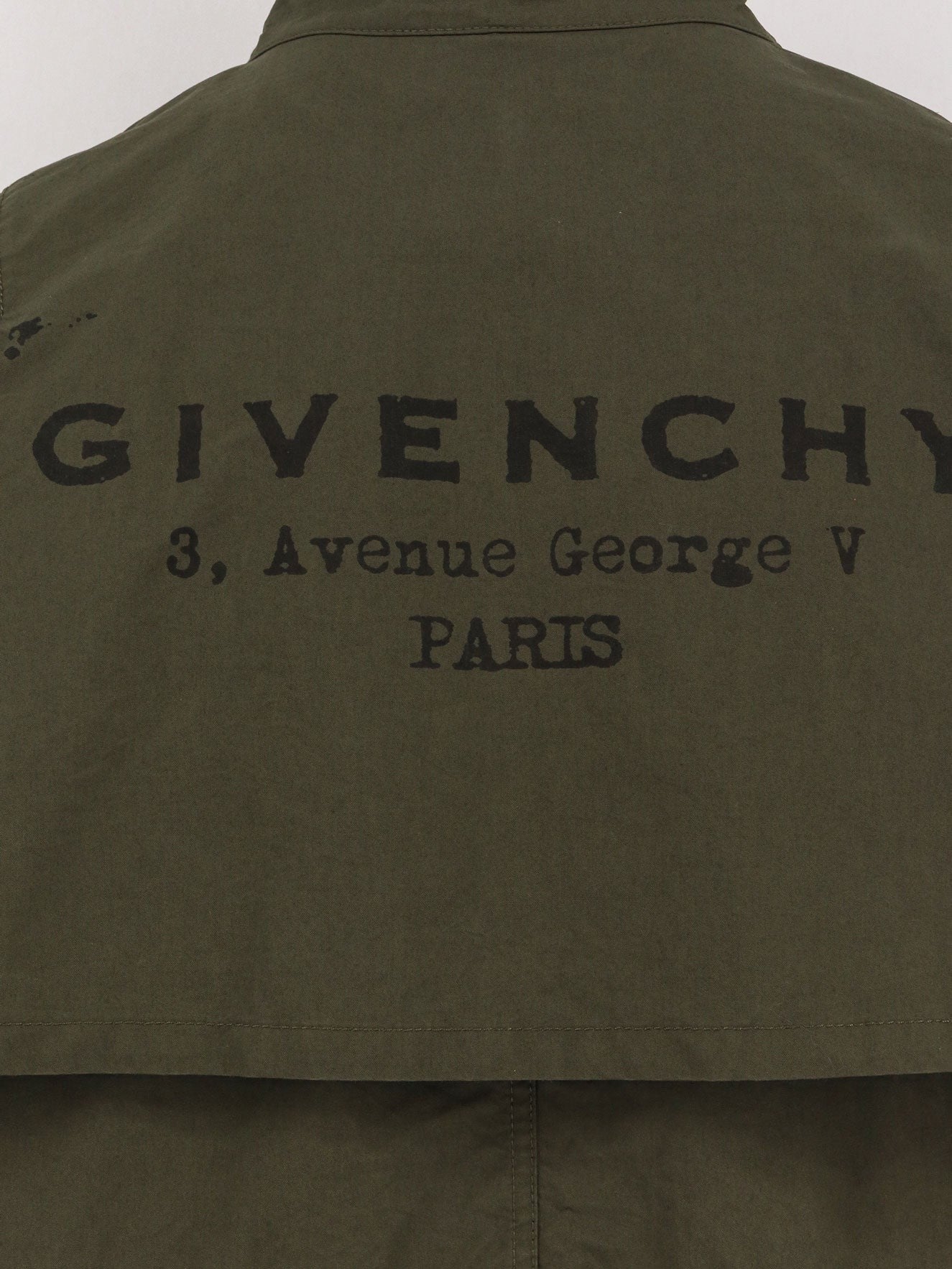 Givenchy Water-proof cotton parka jacket