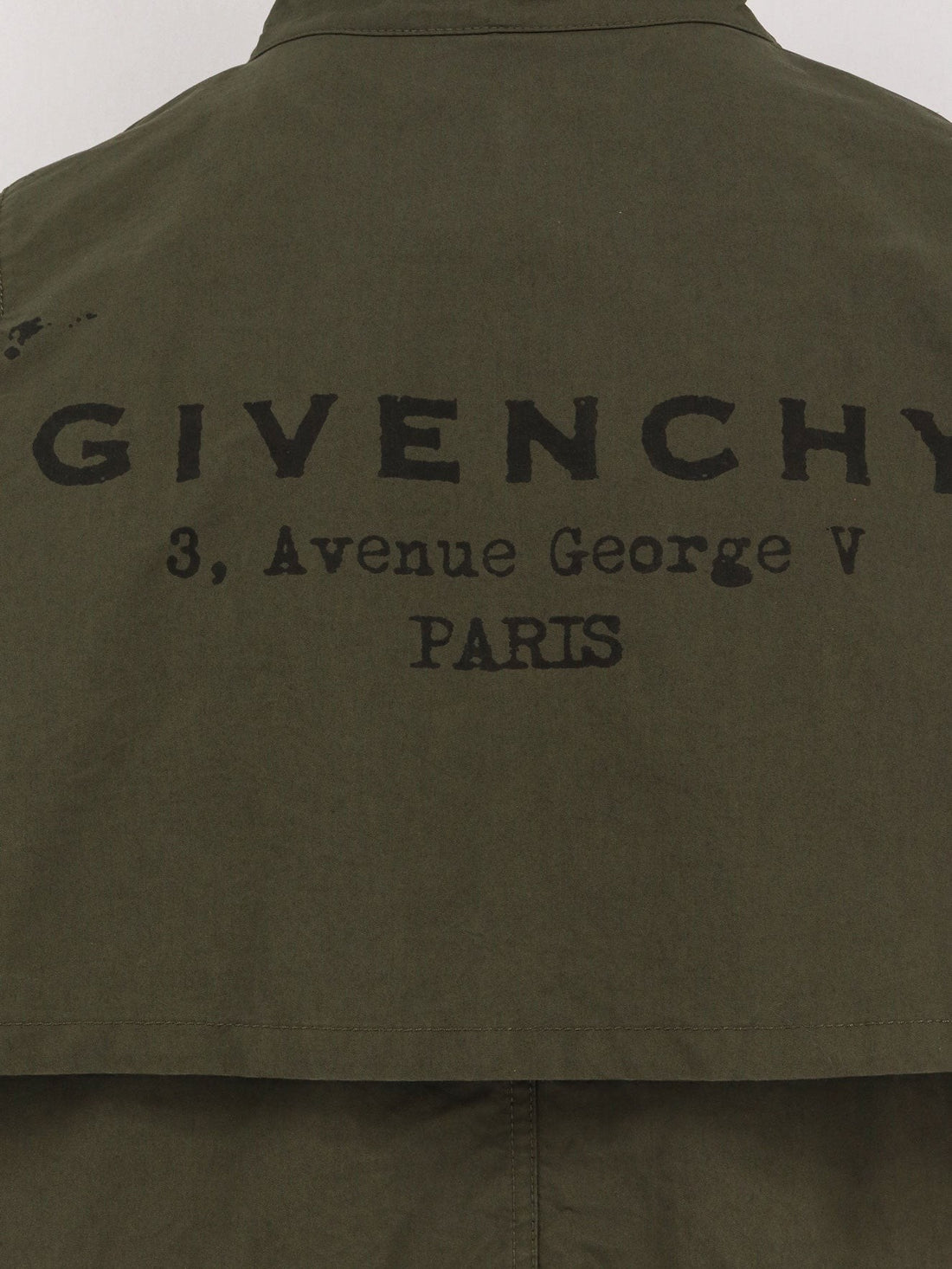 Givenchy Water-proof cotton parka jacket