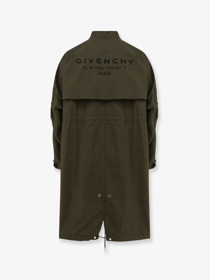 Givenchy Water-proof cotton parka jacket