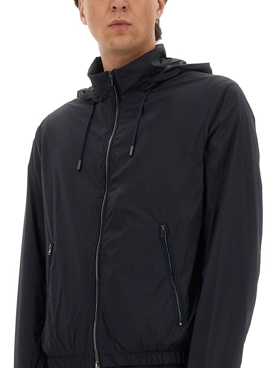 BOSS CAMEL WATER-REPELLENT WINDBREAKER
