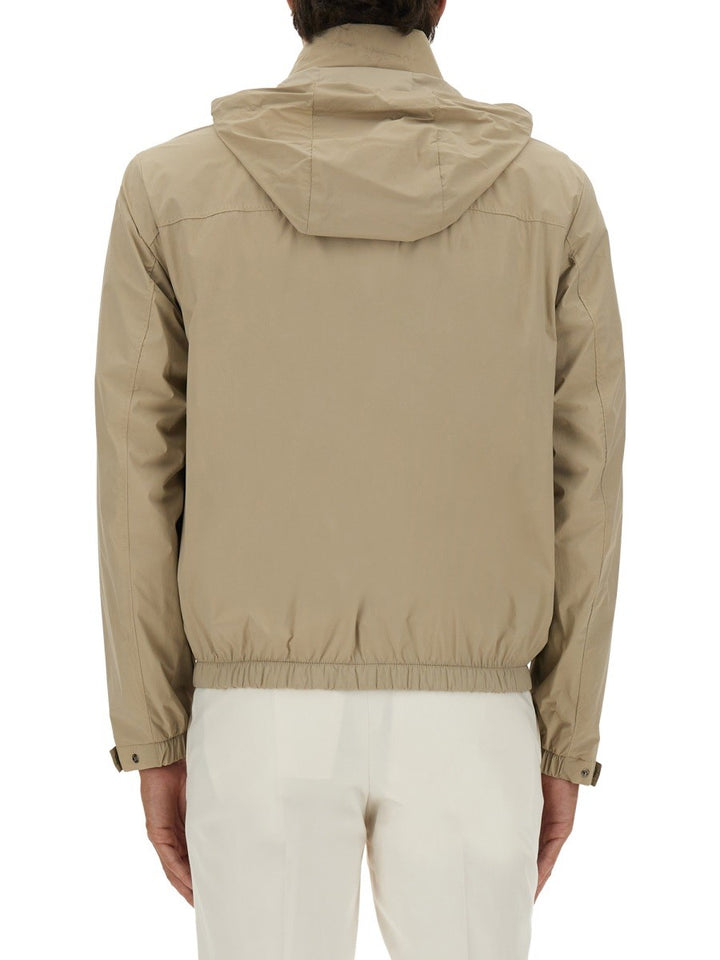 BOSS CAMEL WATER-REPELLENT WINDBREAKER