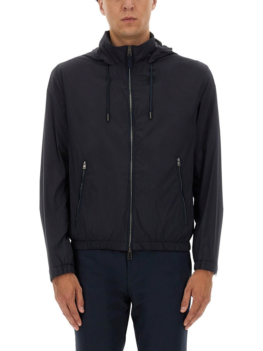 BOSS CAMEL WATER-REPELLENT WINDBREAKER