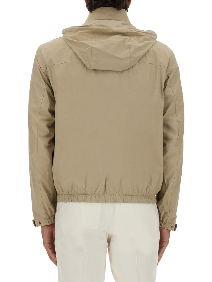BOSS CAMEL WATER-REPELLENT WINDBREAKER