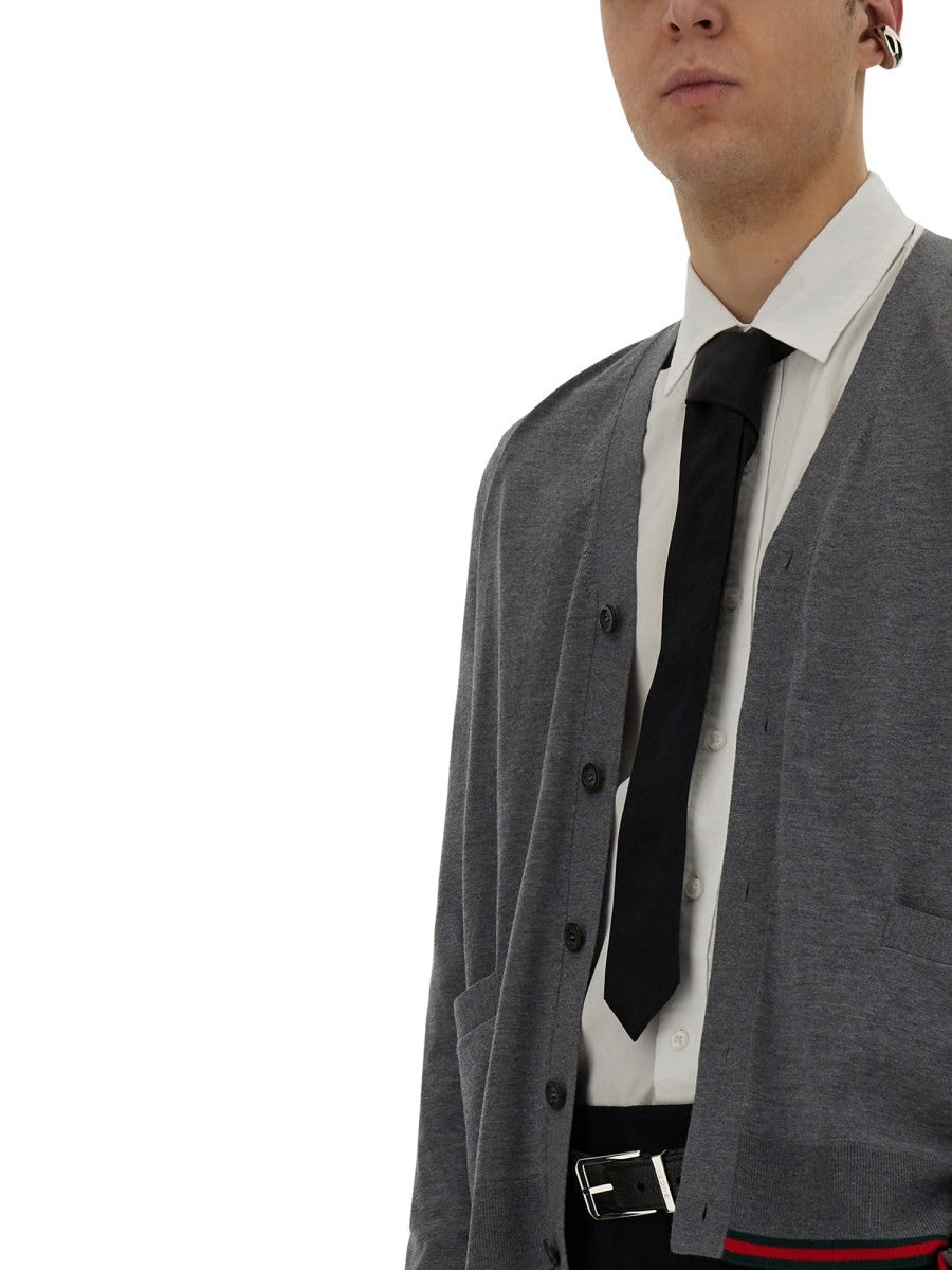 Gucci WEB PATTERN CARDIGAN