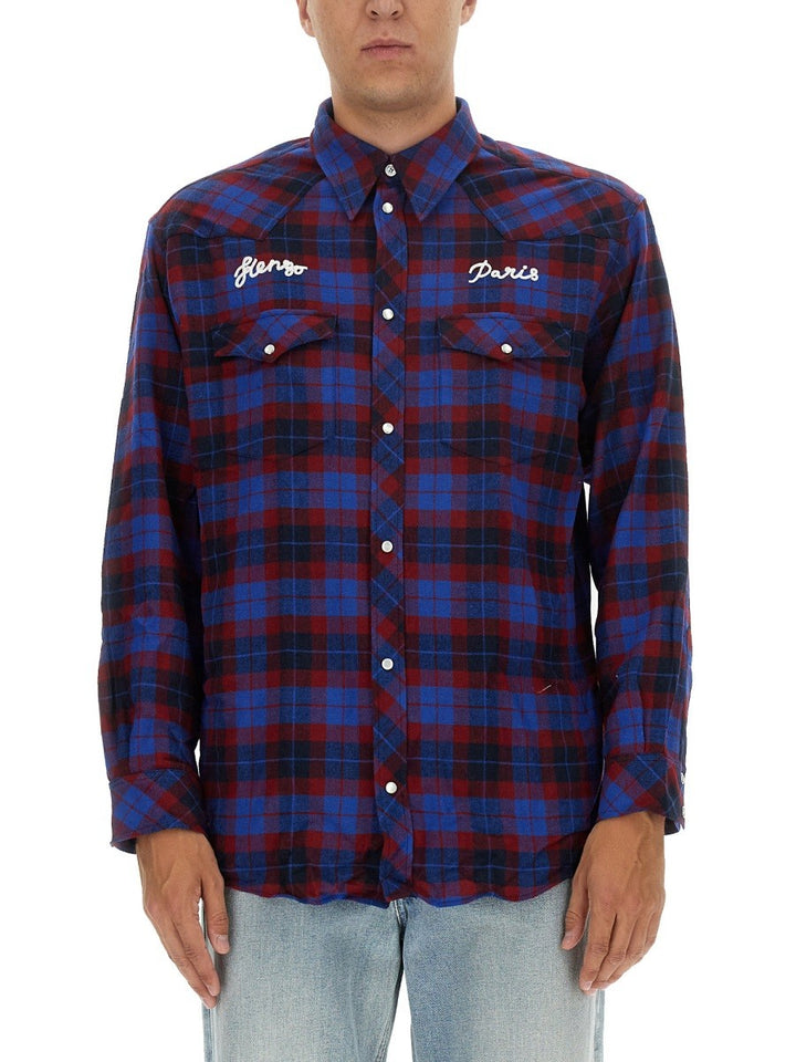 Kenzo WESTERN SHIRT WITH LOGO