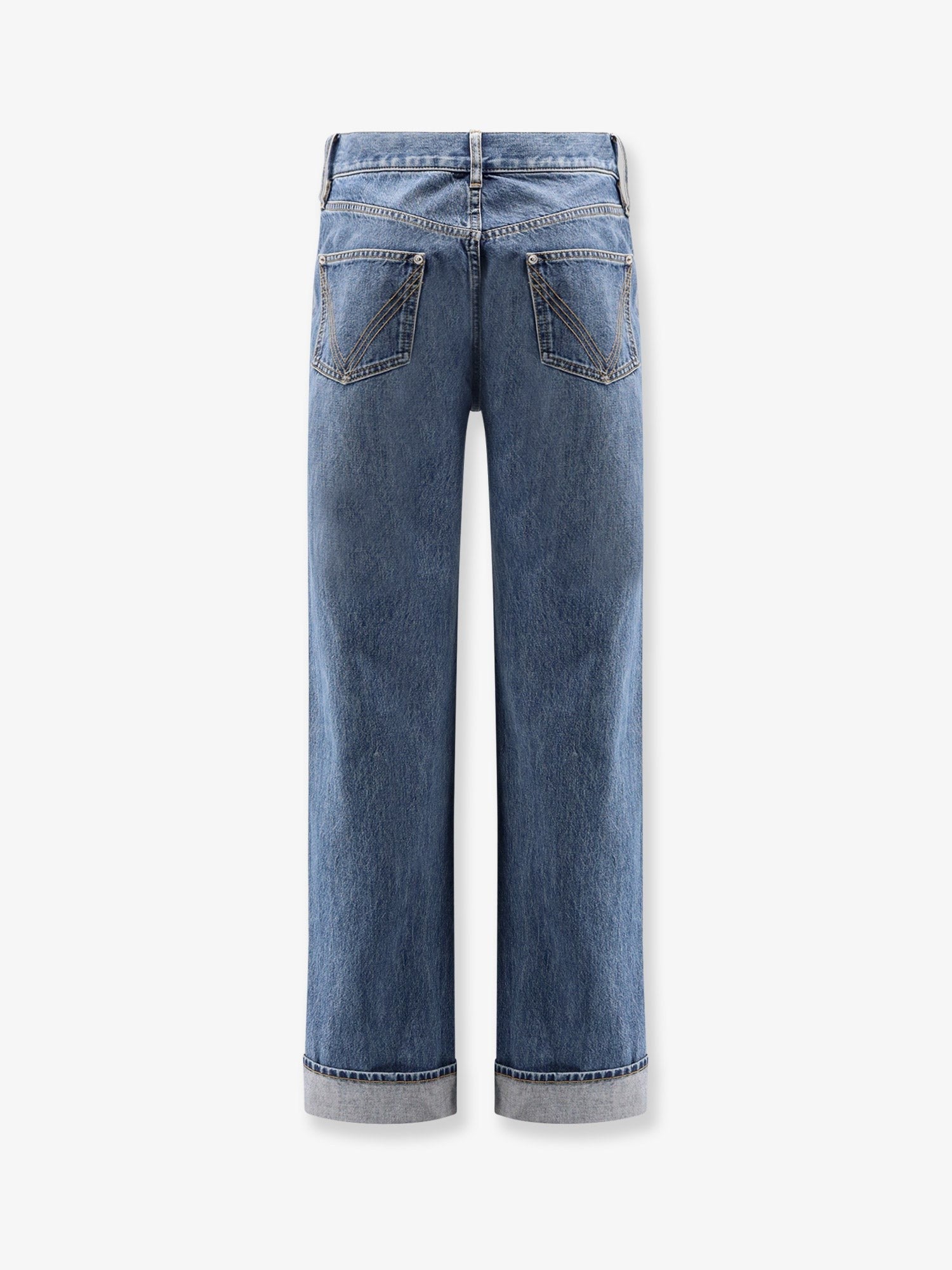 Bottega Veneta Wide leg jeans with turn up