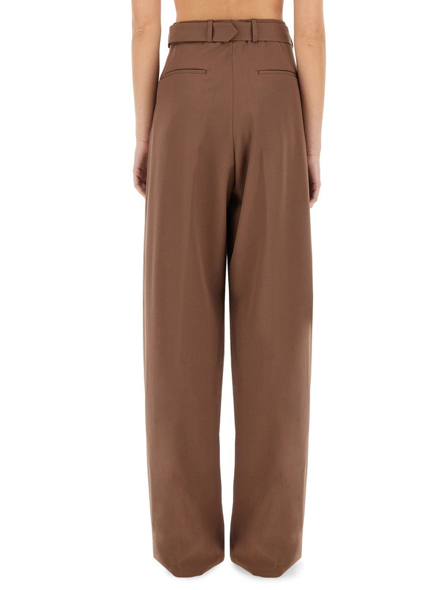 Dries Van Noten WIDE-LEG PANTS WITH BELT
