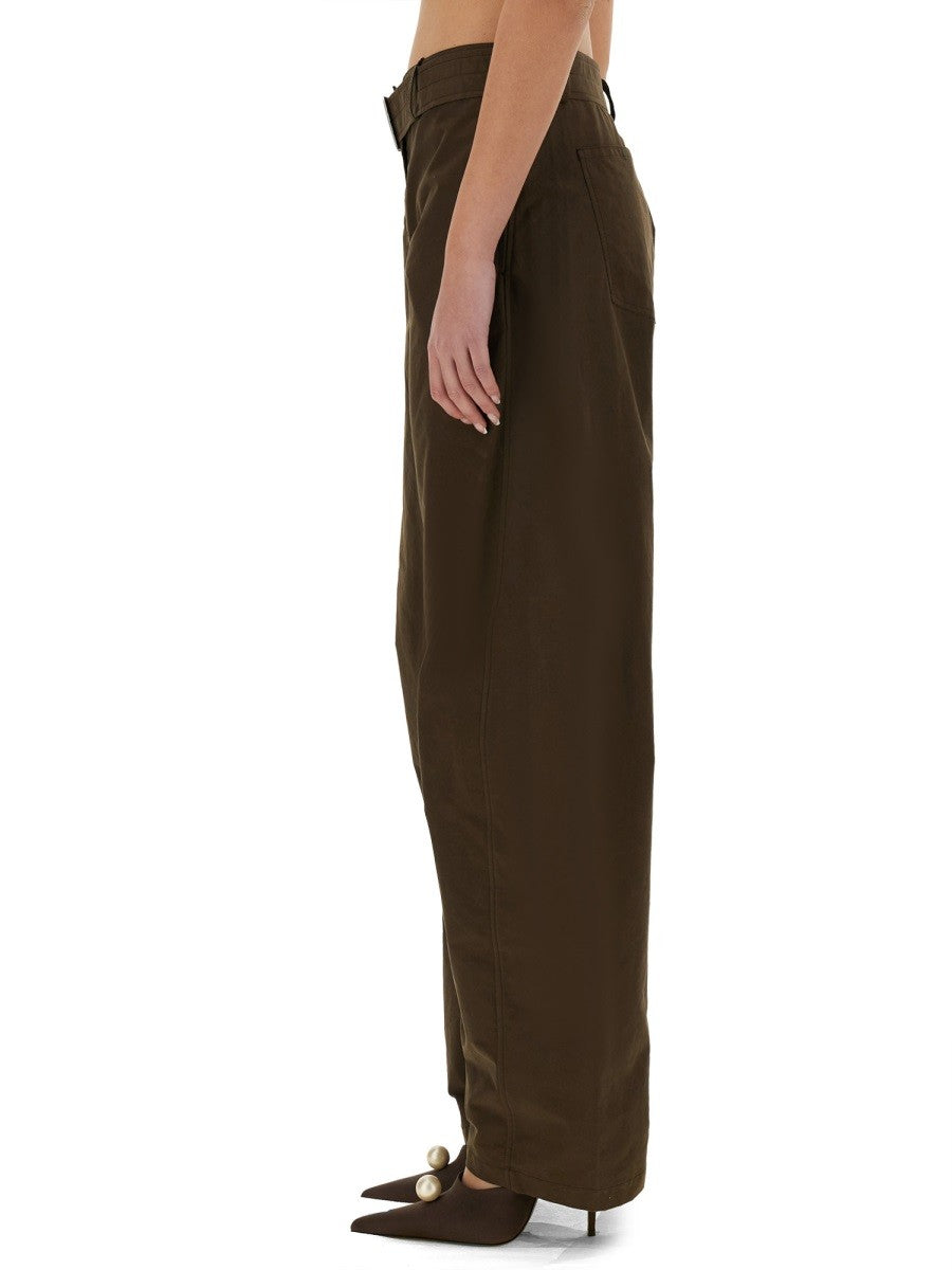 MAGDA BUTRYM "WIDE-LEG" PANTS WITH BELT