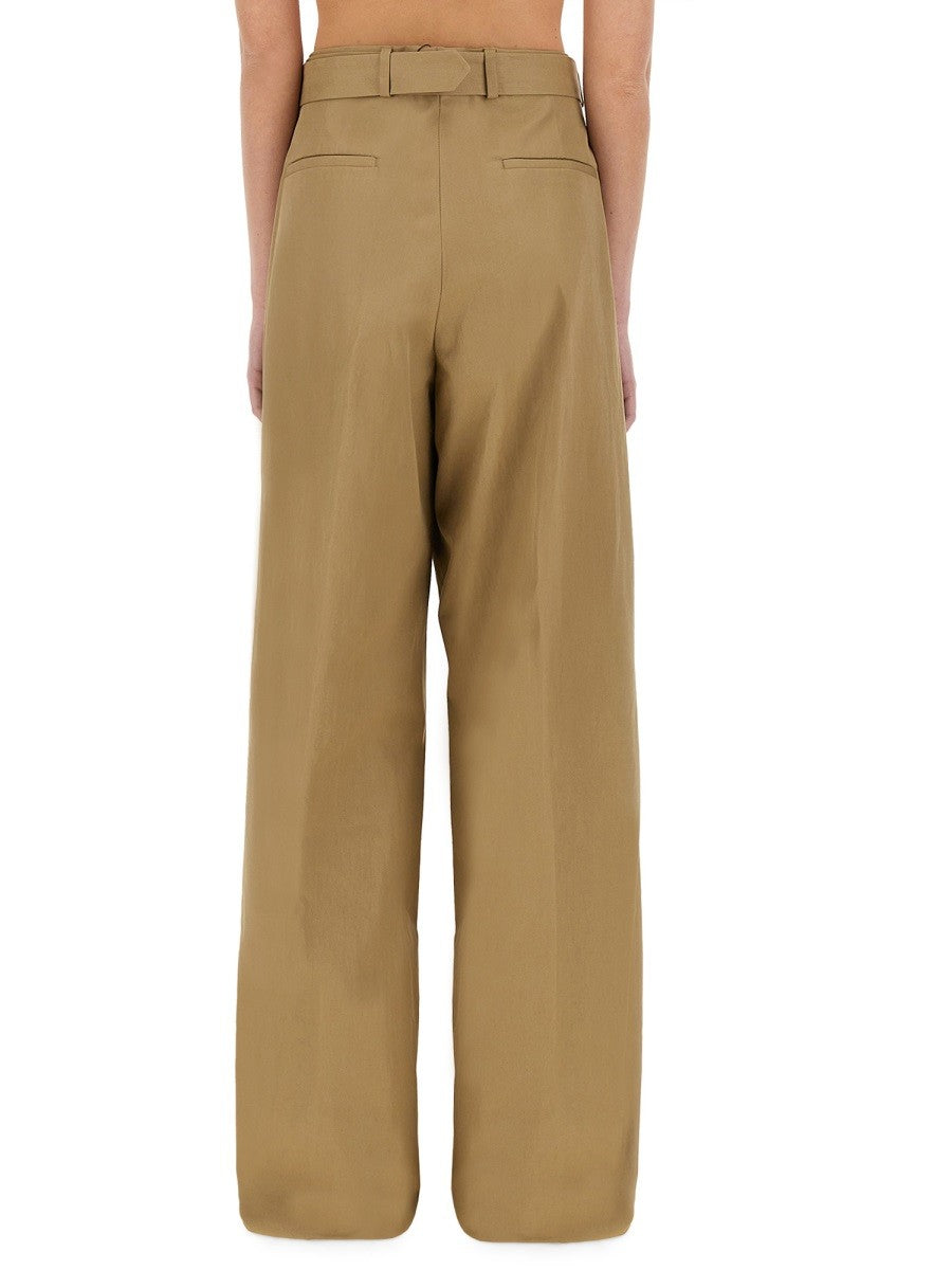 Dries Van Noten WIDE-LEG PANTS WITH BELT