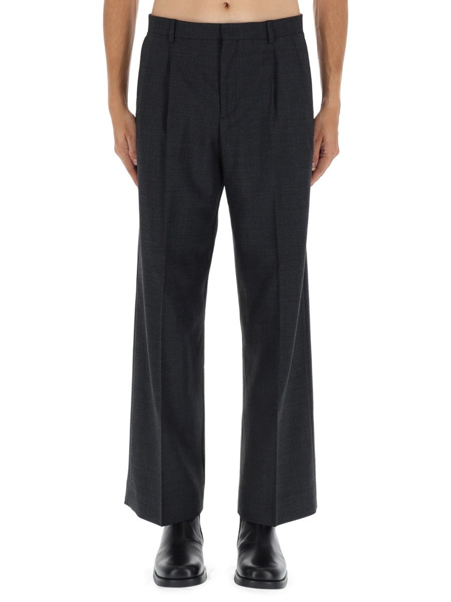 SUNFLOWER WIDE PLEATED PANTS