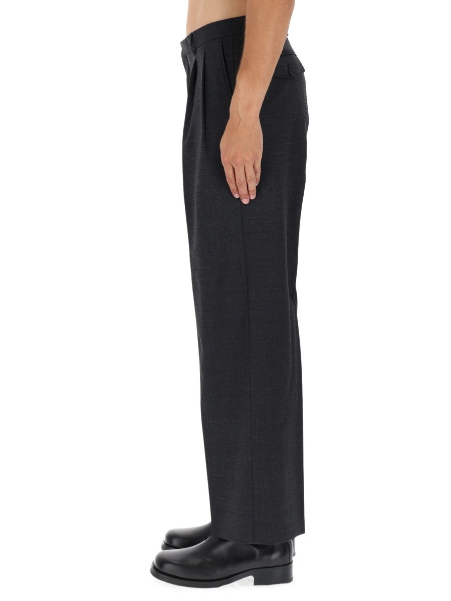 SUNFLOWER WIDE PLEATED PANTS