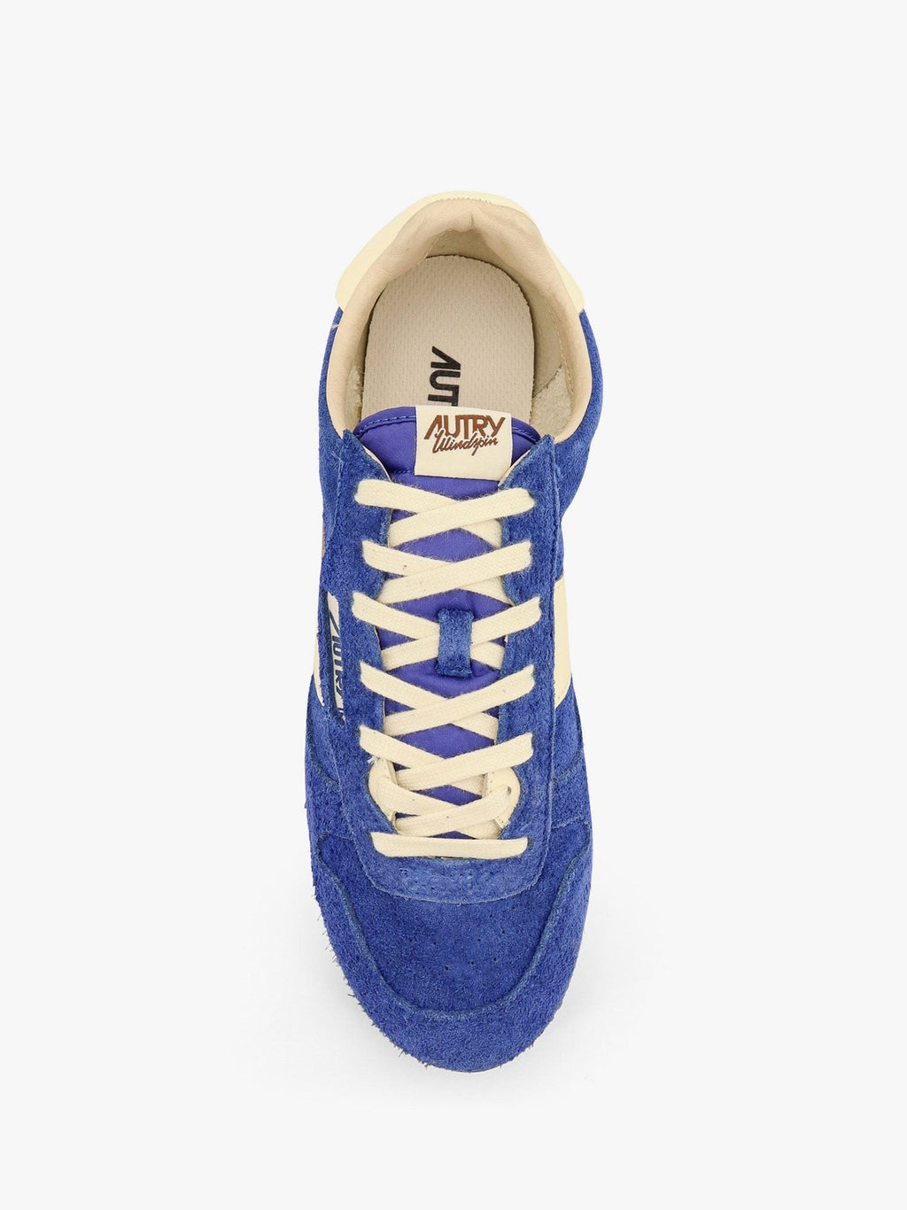 Autry Windspin low-top suede and leather sneakers