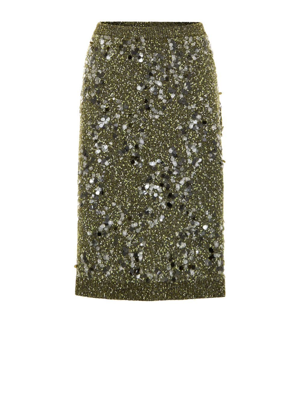 Gucci Military Green Sequin Knit Skirt – Women – Siebentaschen