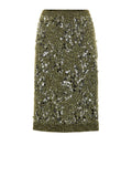 Gucci Military Green Sequin Knit Skirt – Women – Siebentaschen