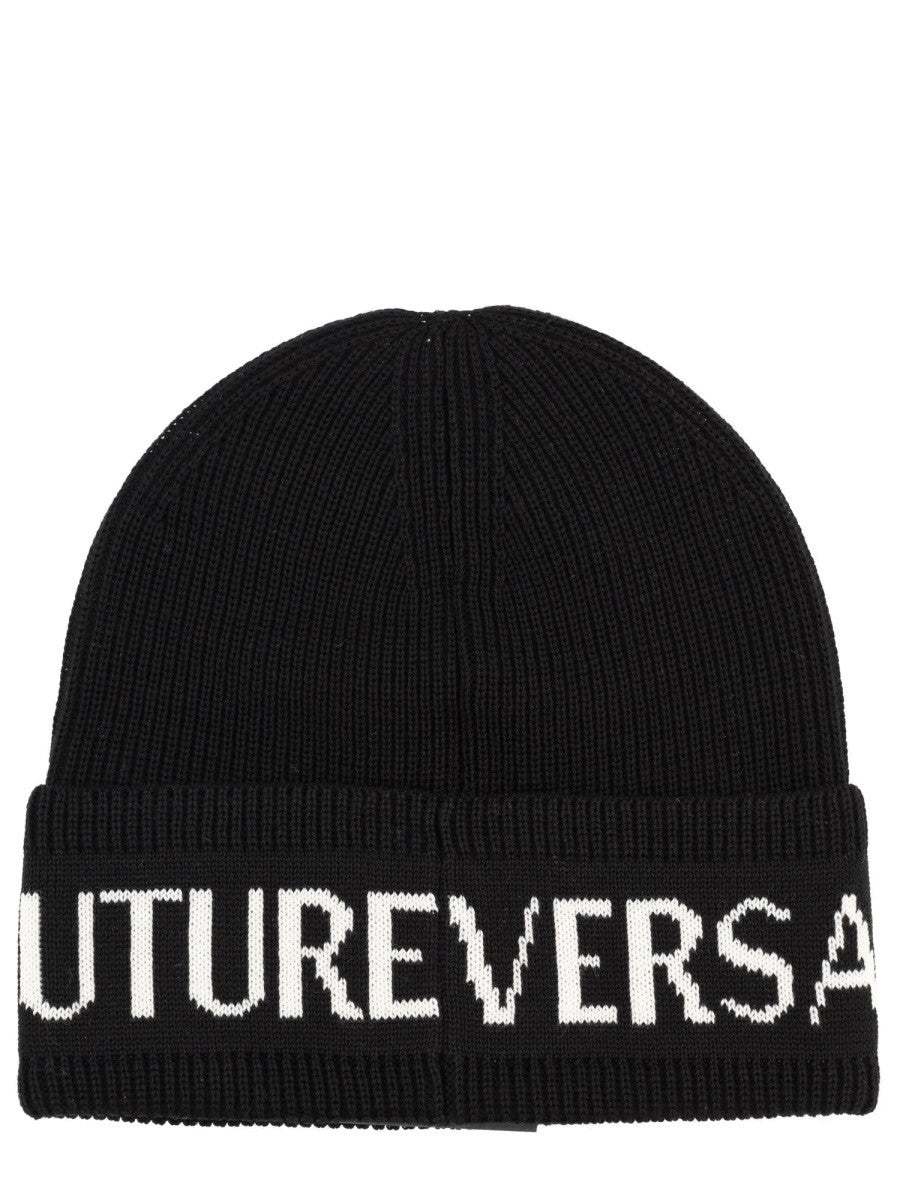 Versace Jeans Couture WOOL AND ACRYLIC BEANIE