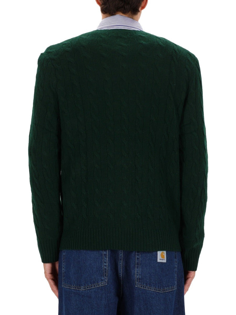 Polo Ralph Lauren WOOL AND CASHMERE CABLE KNIT SWEATER