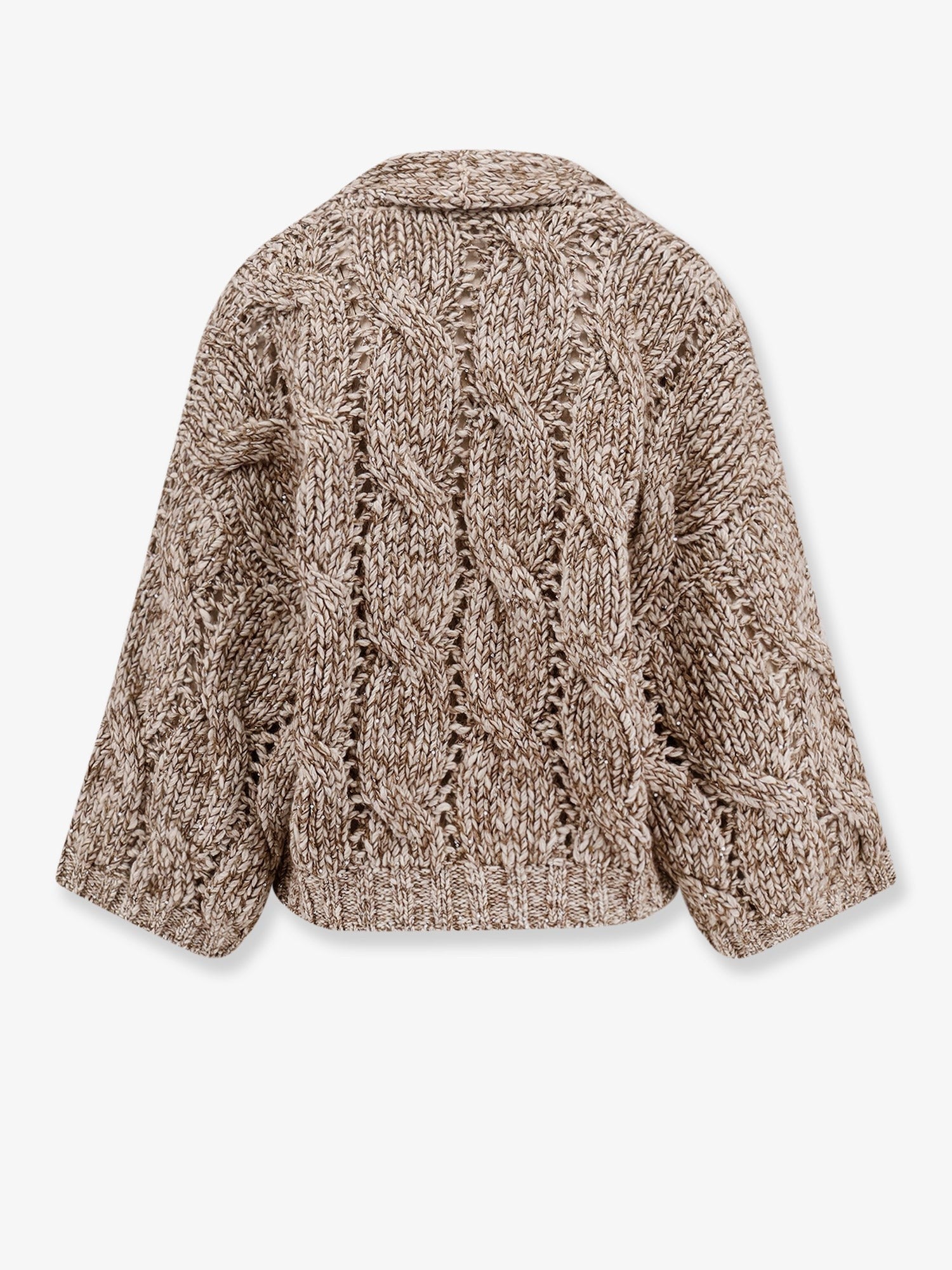 Brunello Cucinelli Wool and cashmere cardigan with sequins