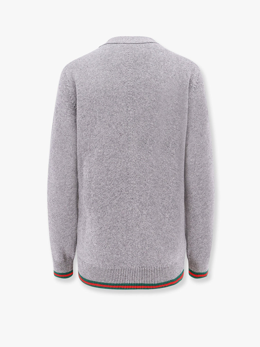 Gucci Wool and cashmere cardigan with web detail