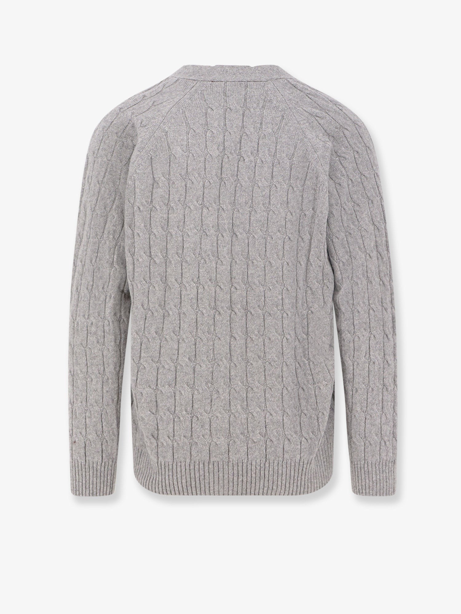 AMARANTO Wool and cashmere cardigan