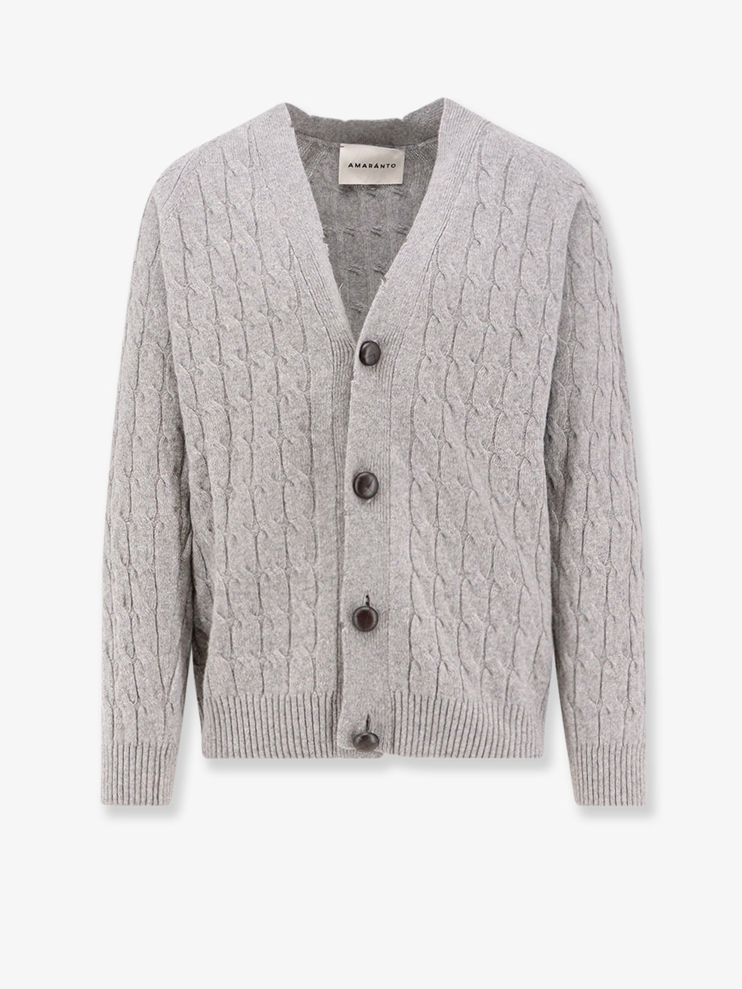 AMARANTO Wool and cashmere cardigan