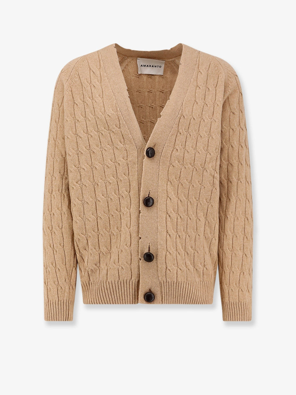 AMARANTO Wool and cashmere cardigan