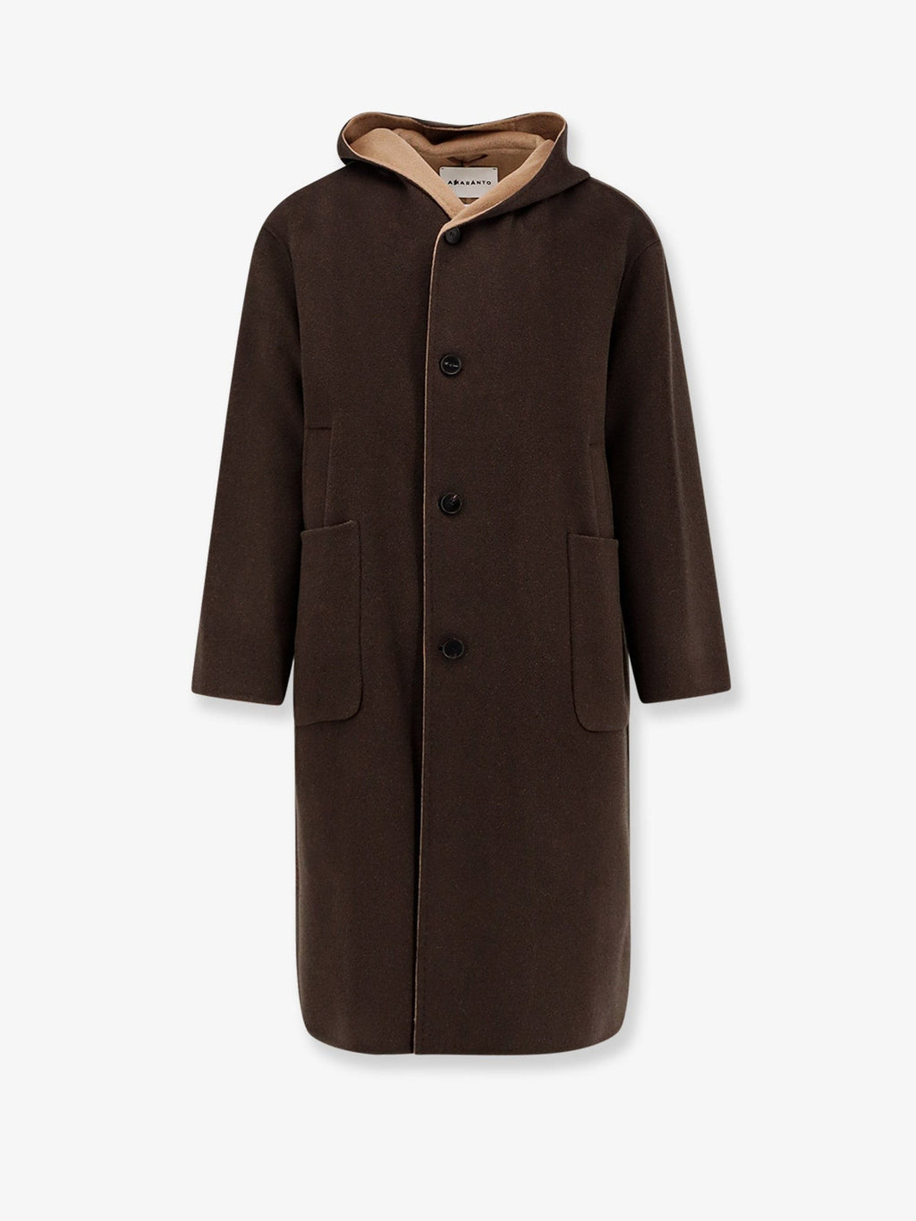 AMARANTO Wool and cashmere coat